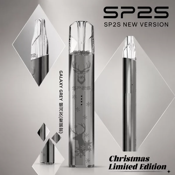 思博瑞-SP2S-聖誕系列-鈦金屬-電子煙主機-銀河灰-1 思博瑞 SP2S 聖誕系列 鈦金屬 電子煙主機 銀河灰
